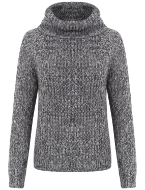 Amara Reya Agathe knitted jumper in dark grey