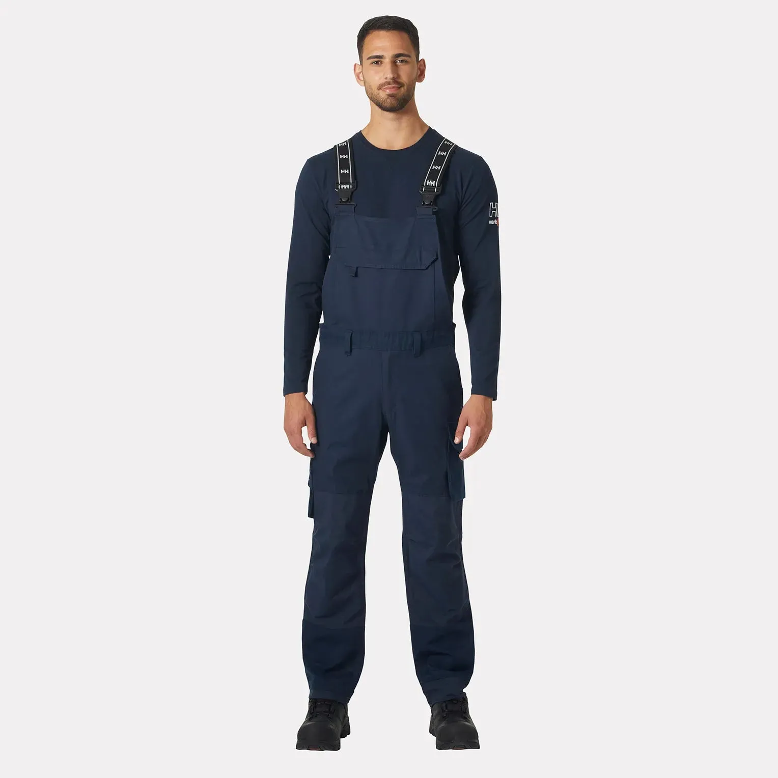 Bib Pants - Helly Hansen Oxford 4-Way Stretch Durable Work Bib, 77561