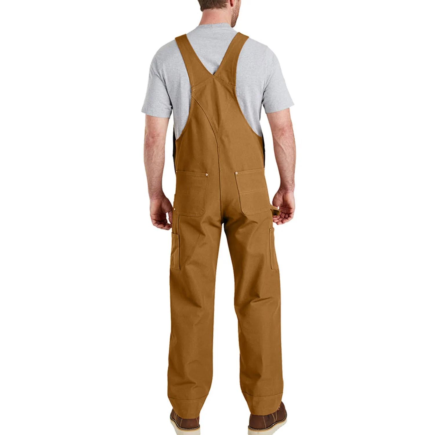 Carhartt Men's Duck Bib Overall_Carhartt Brown