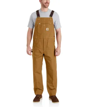 Carhartt R01 Duck Bib Overalls - Carhartt Brown