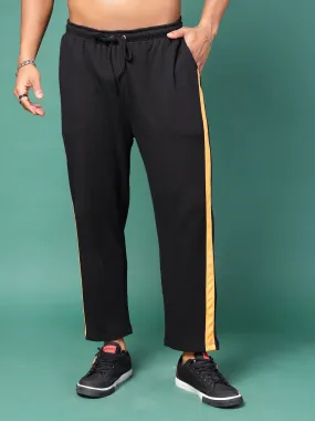 Colorblocked Baggy Trackpants with Drawstring