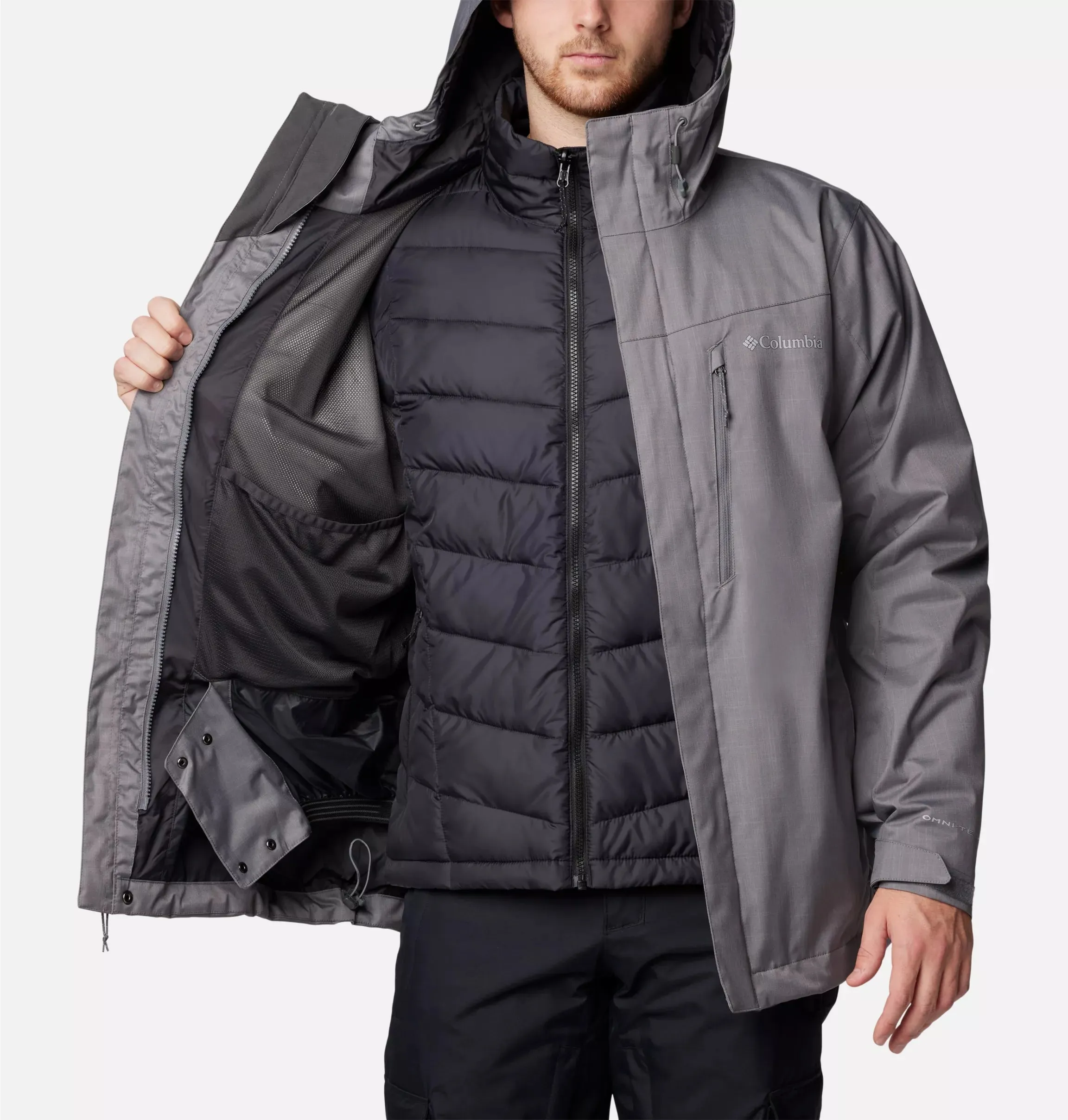 Columbia Men's Whirlibird V Interchange Jacket - City Grey Melange