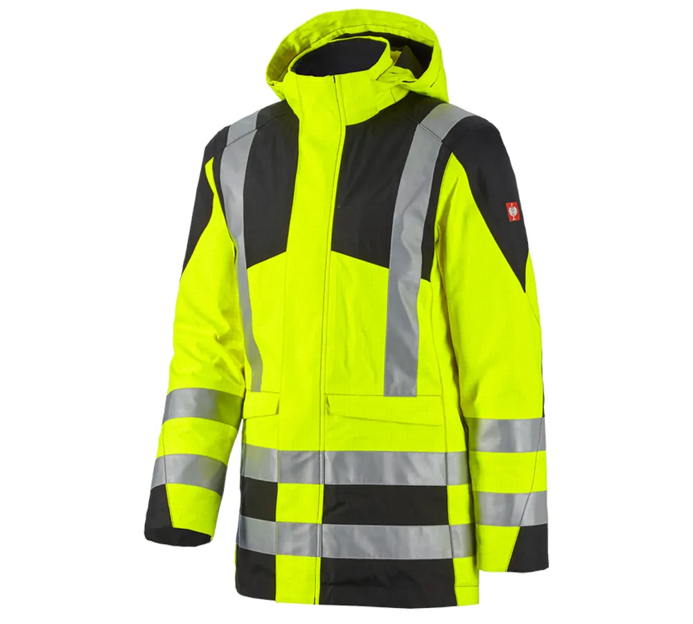 e.s. Weatherproof parka multinorm high-vis