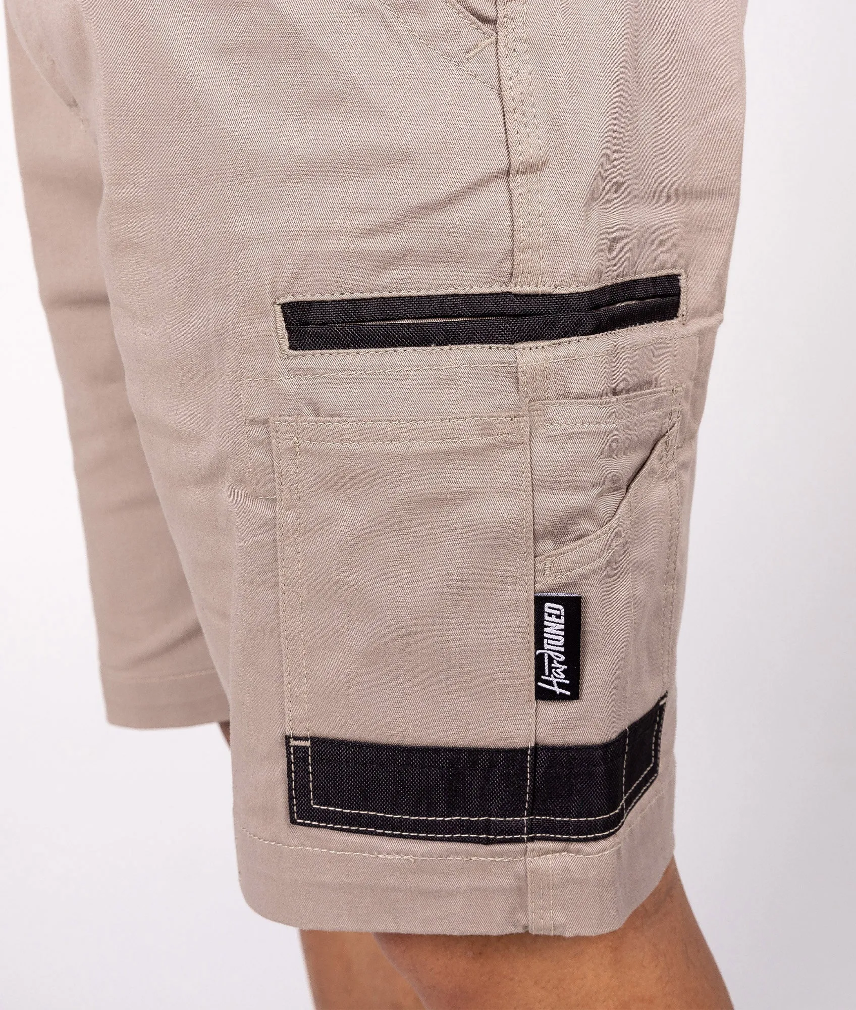 HardTuned Pitstop Cargo Shorts - Tan