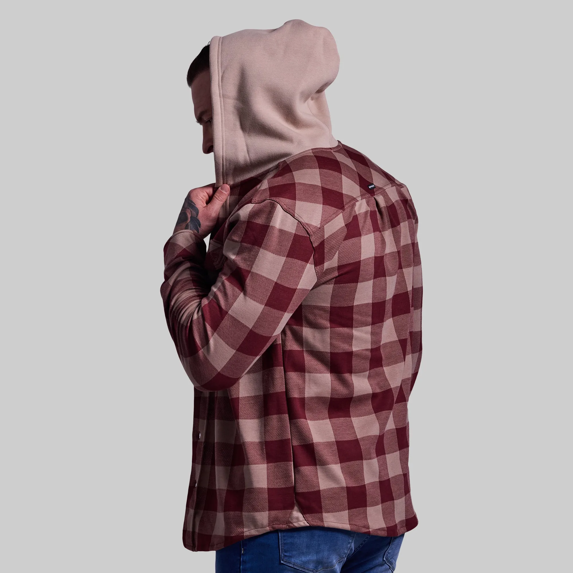 Hooded Woodsman Stretchy Flannel (Dusk)