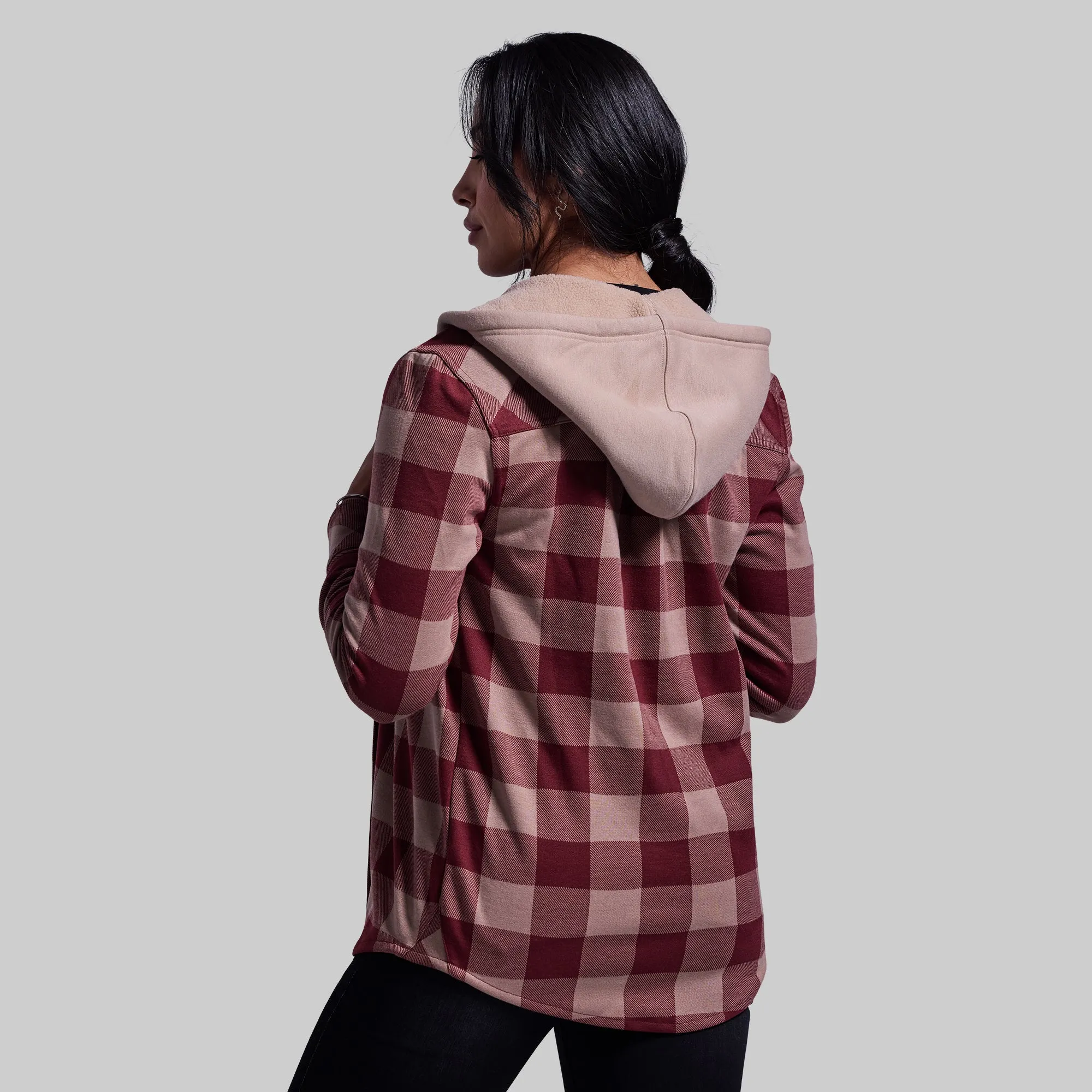 Hooded Woodsman Stretchy Flannel (Dusk)