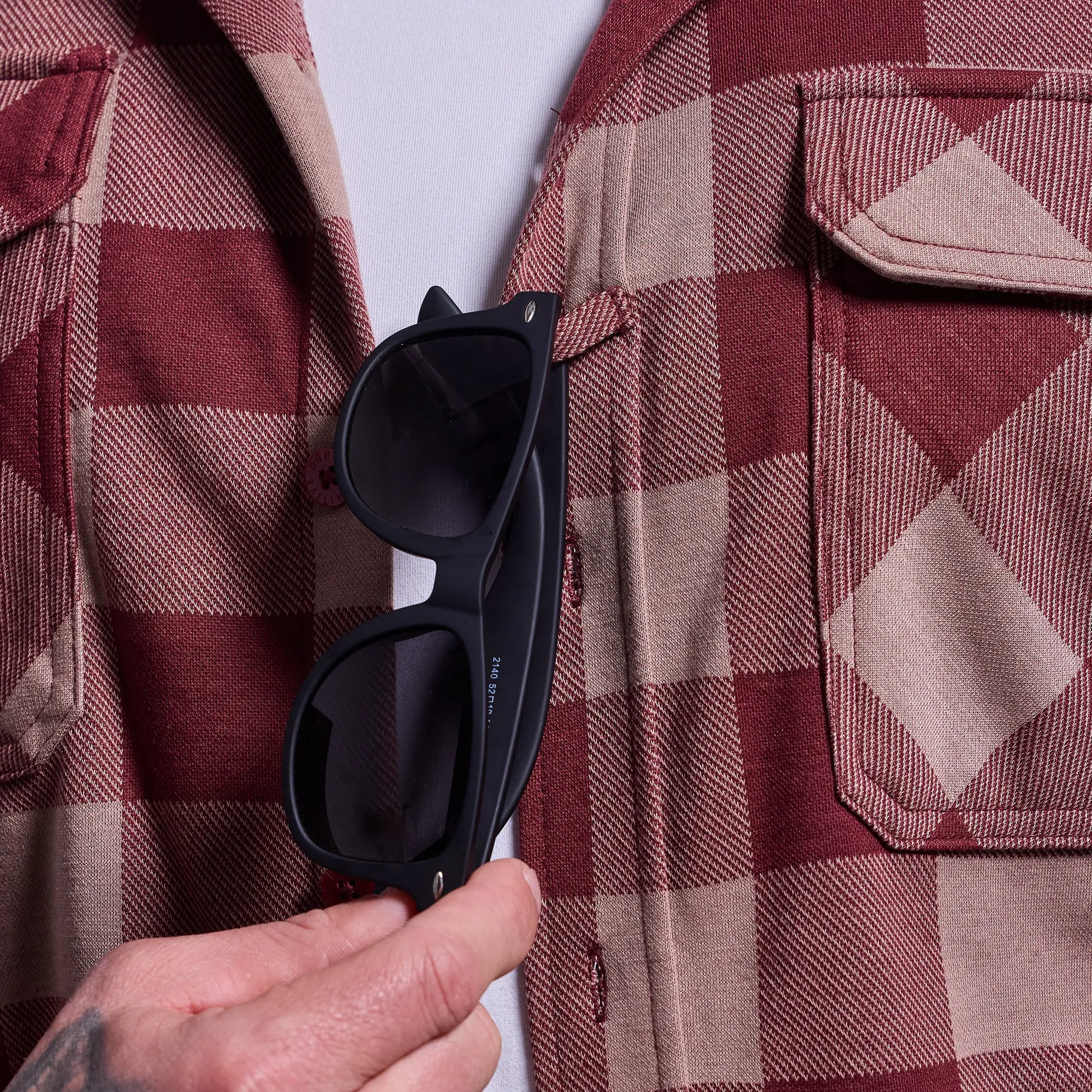 Hooded Woodsman Stretchy Flannel (Dusk)