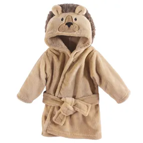 Hudson Baby Plush Animal Face Bathrobe, Lion