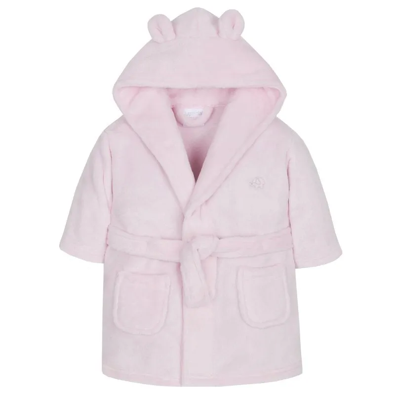 INFANT PINK HOODED DRESSING GOWN (2-4 YEARS) (PK6) 18C20324