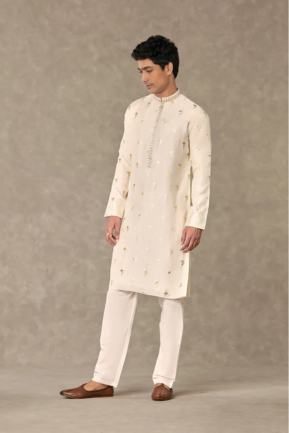 Ivory Wine Garden Kurta Sets