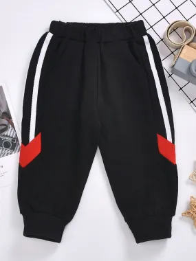 Kids Side Stripe Contrast Joggers