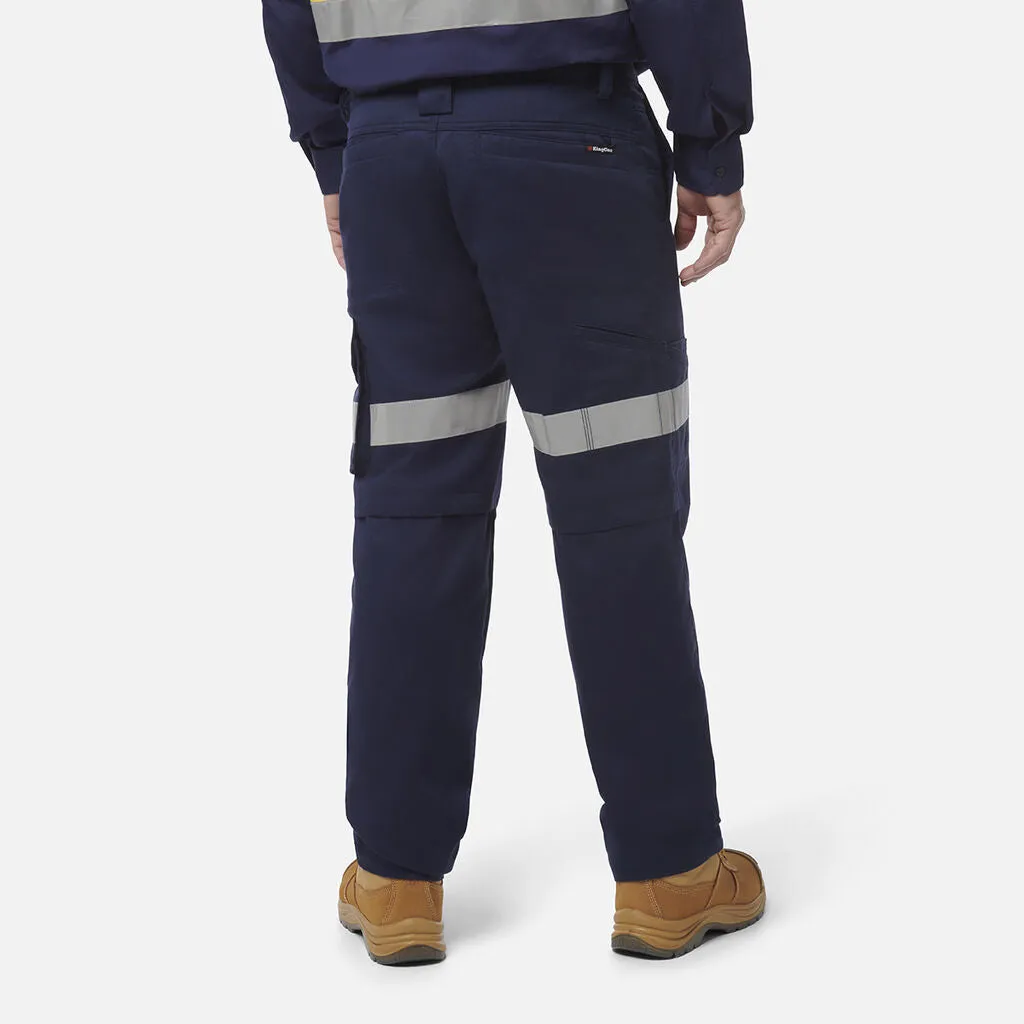 King Gee Workcool 2 Reflective Cotton Drill Cargo Work Pants (K53820)