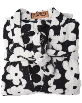 Kip & Co Terry Bath Robe - Flower Face