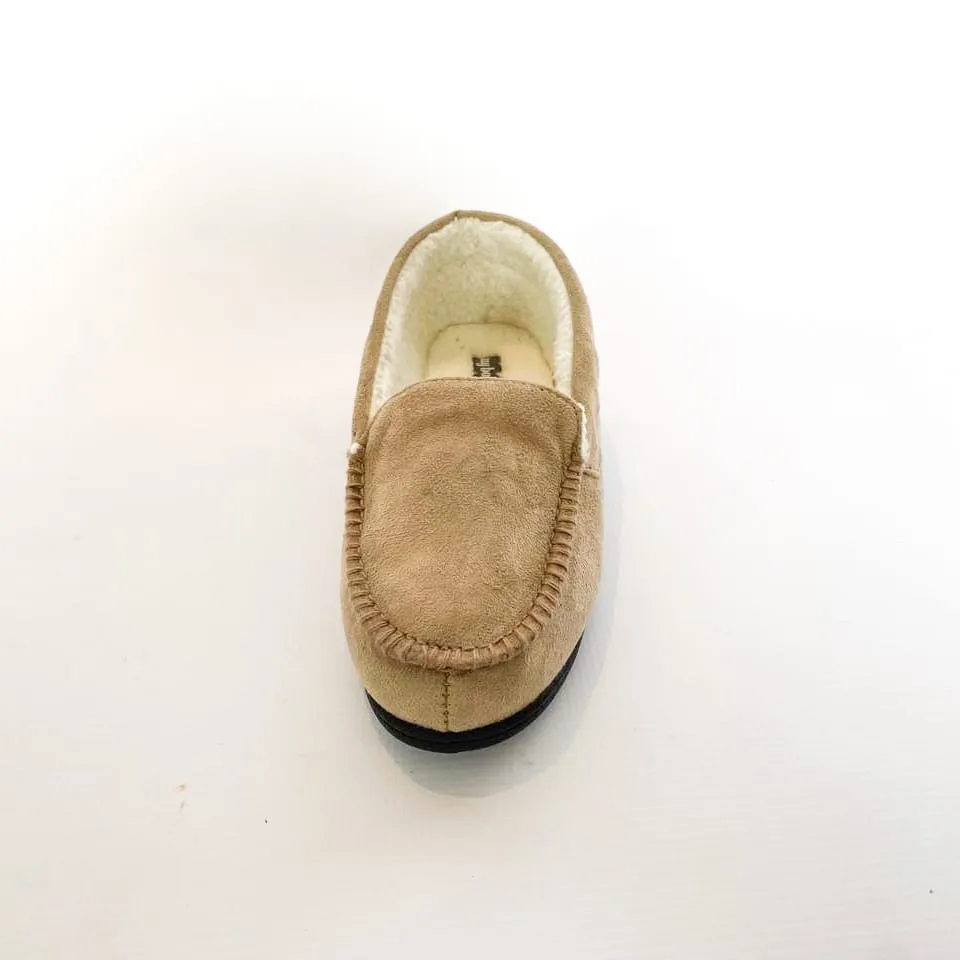 Lazy Bones taupe slip on slipper