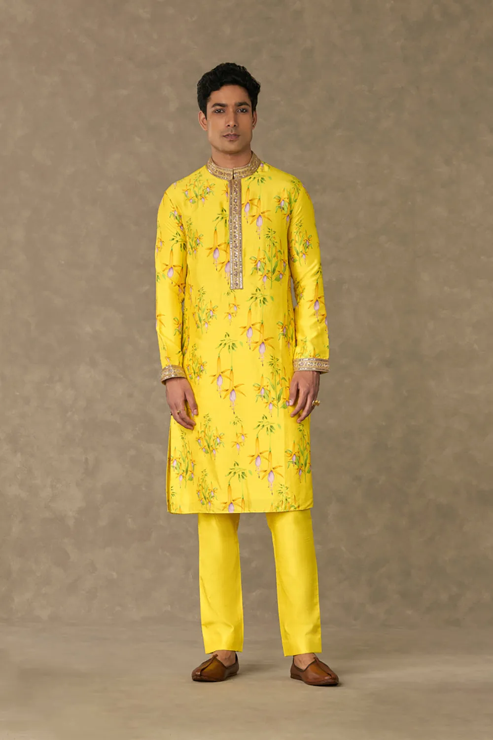 Lemon Yellow Juhi Kurta Sets