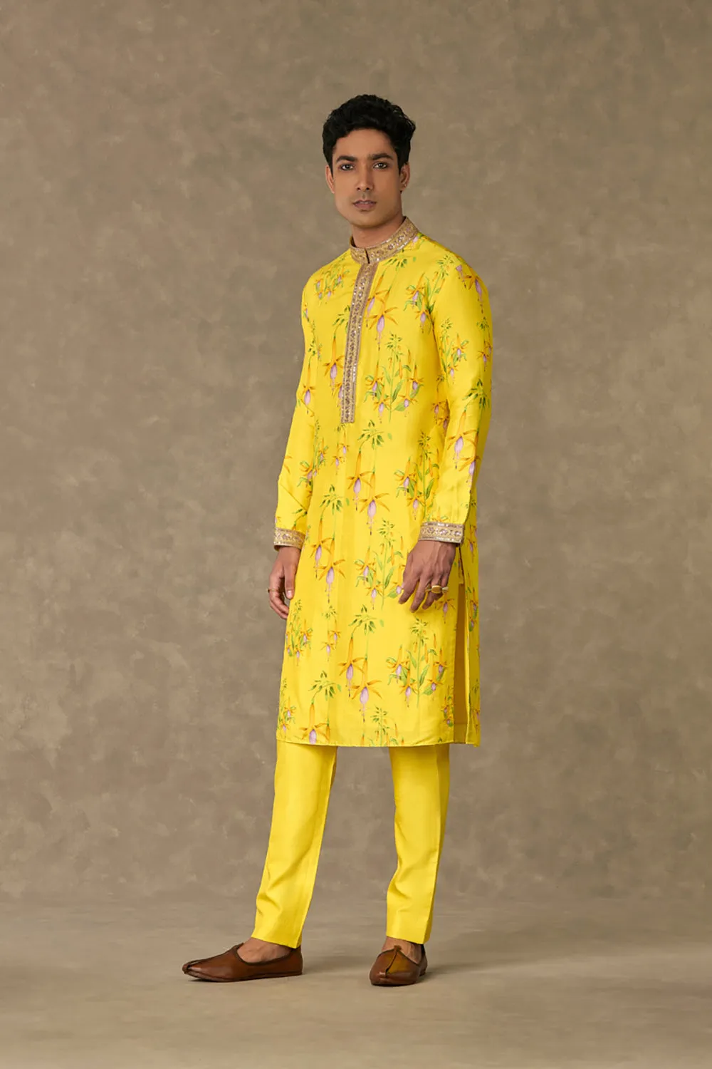 Lemon Yellow Juhi Kurta Sets