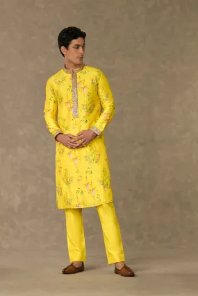 Lemon Yellow Juhi Kurta Sets