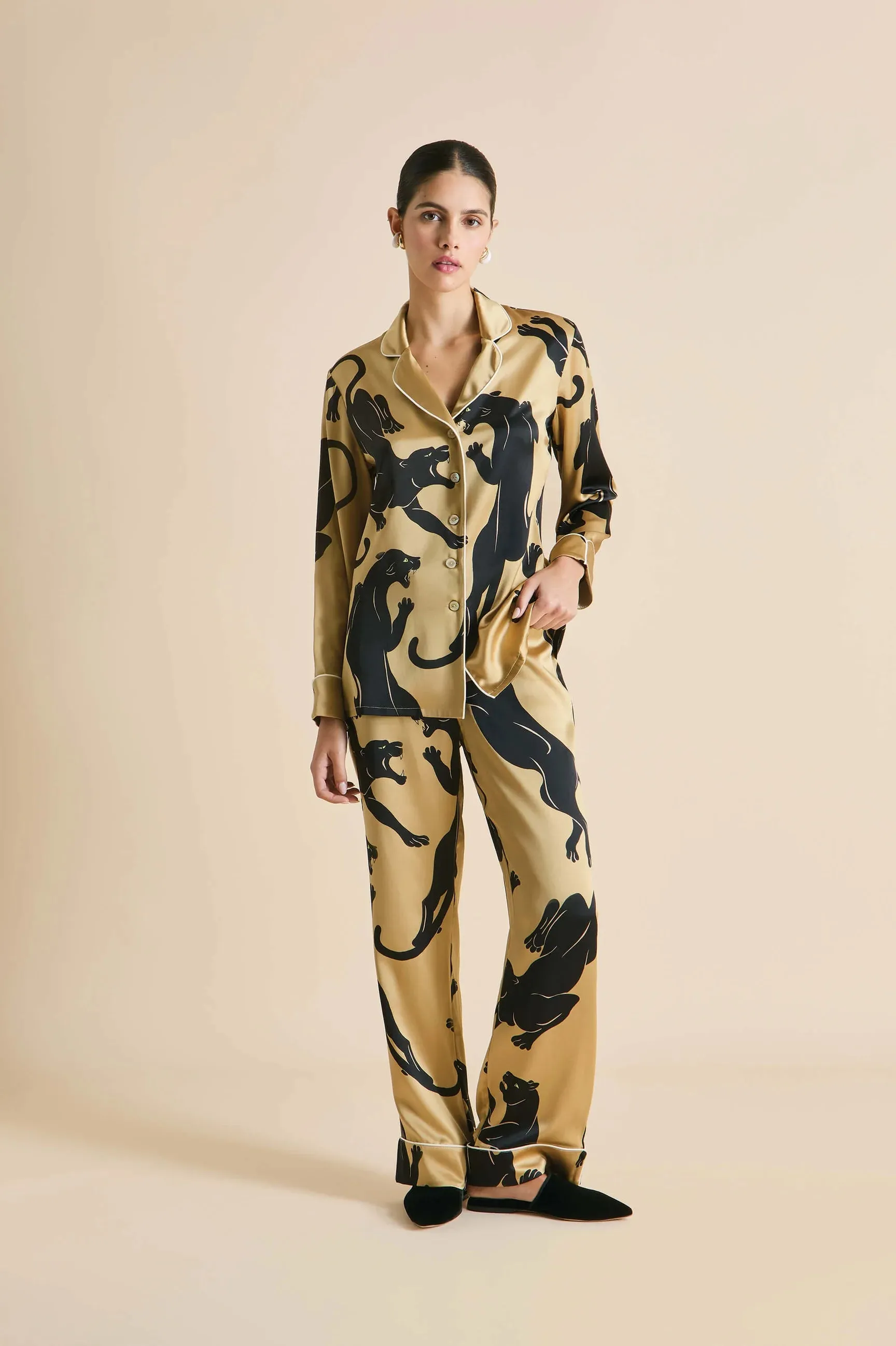 Lila Perriand Panther Pajamas