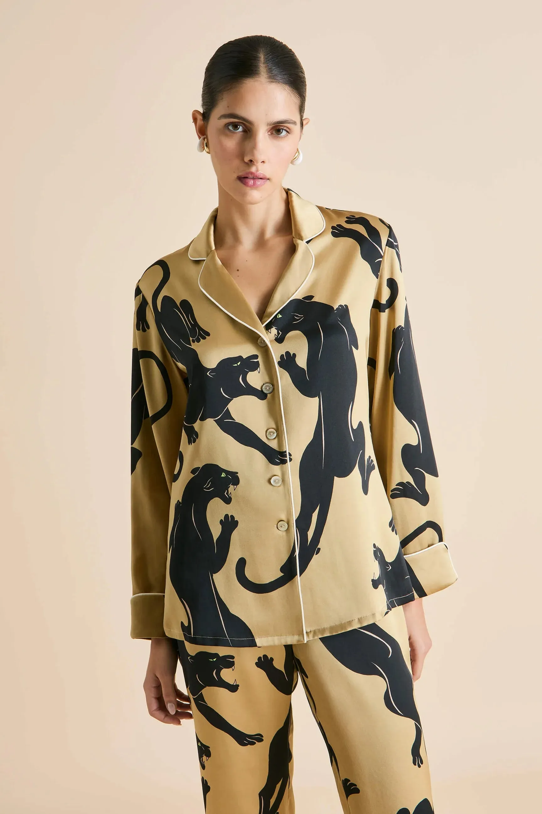 Lila Perriand Panther Pajamas