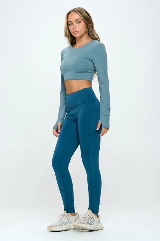 Otos Active Two Tone Two Piece Activewear Set