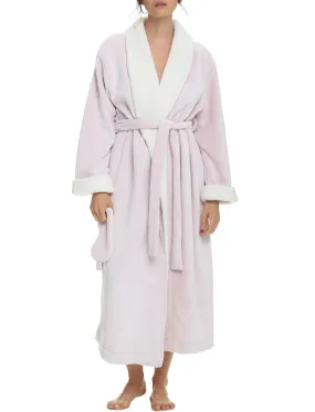 Plush Sherpa Robe & Sleep Mask Set