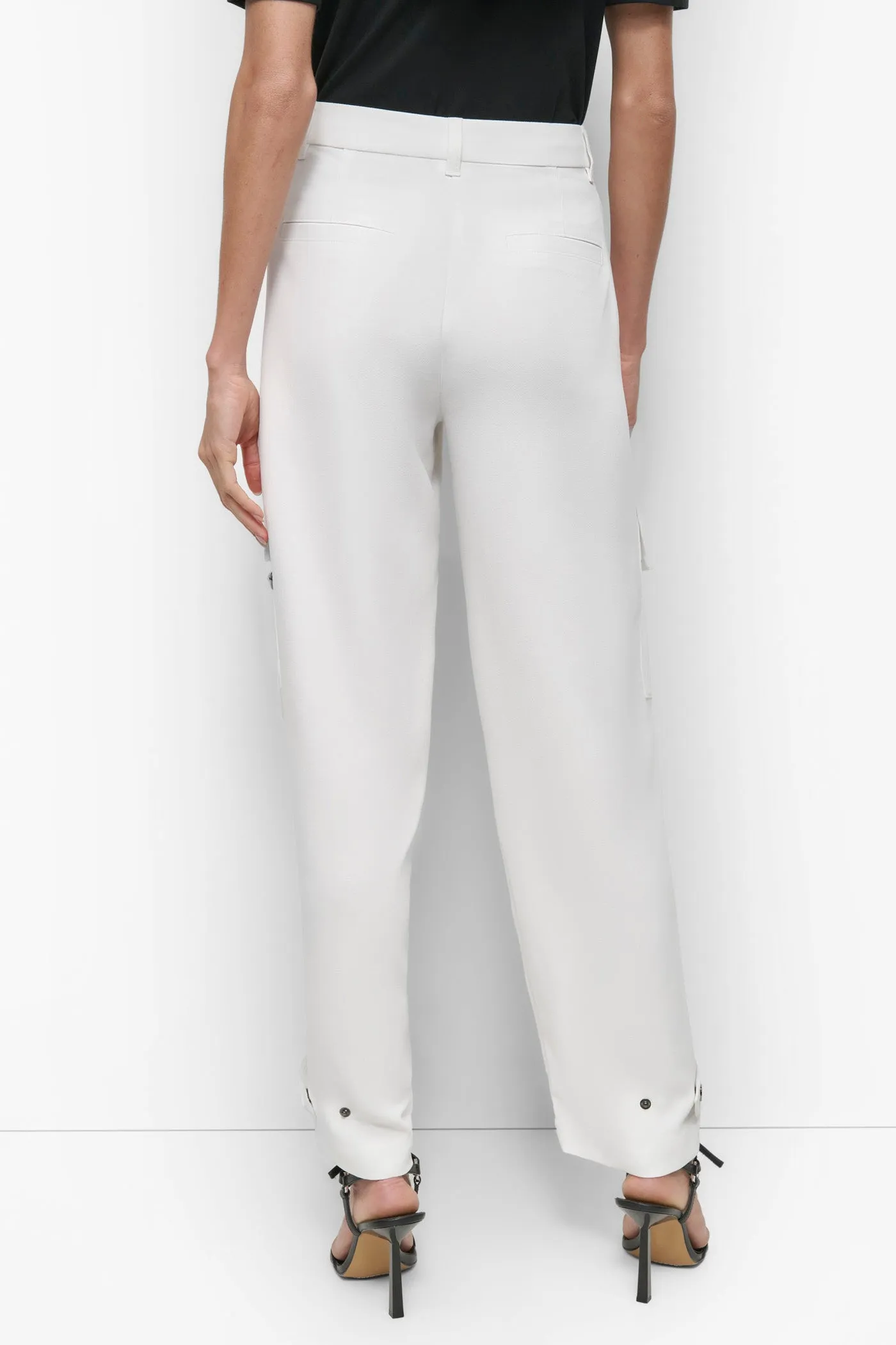 SATIN CARGO PANT