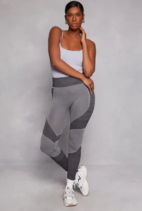 Two Tone High Waist Leggings