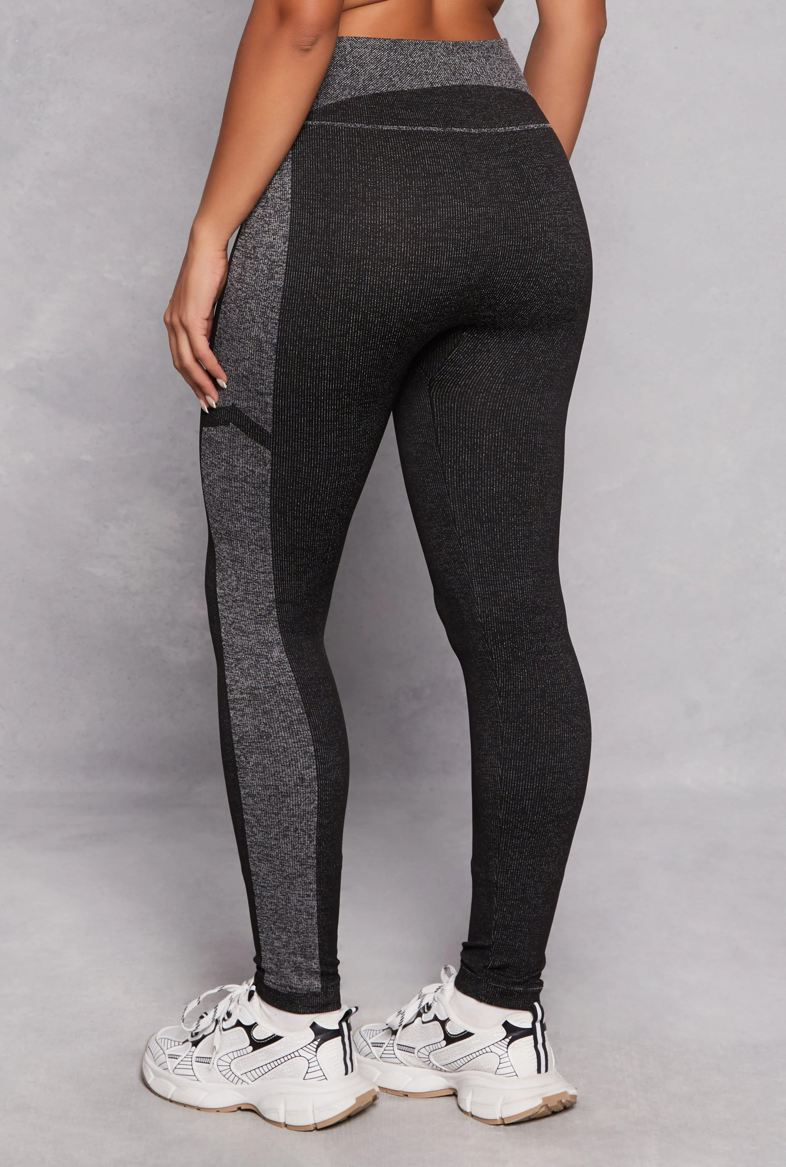 Two Tone High Waisted Leggings