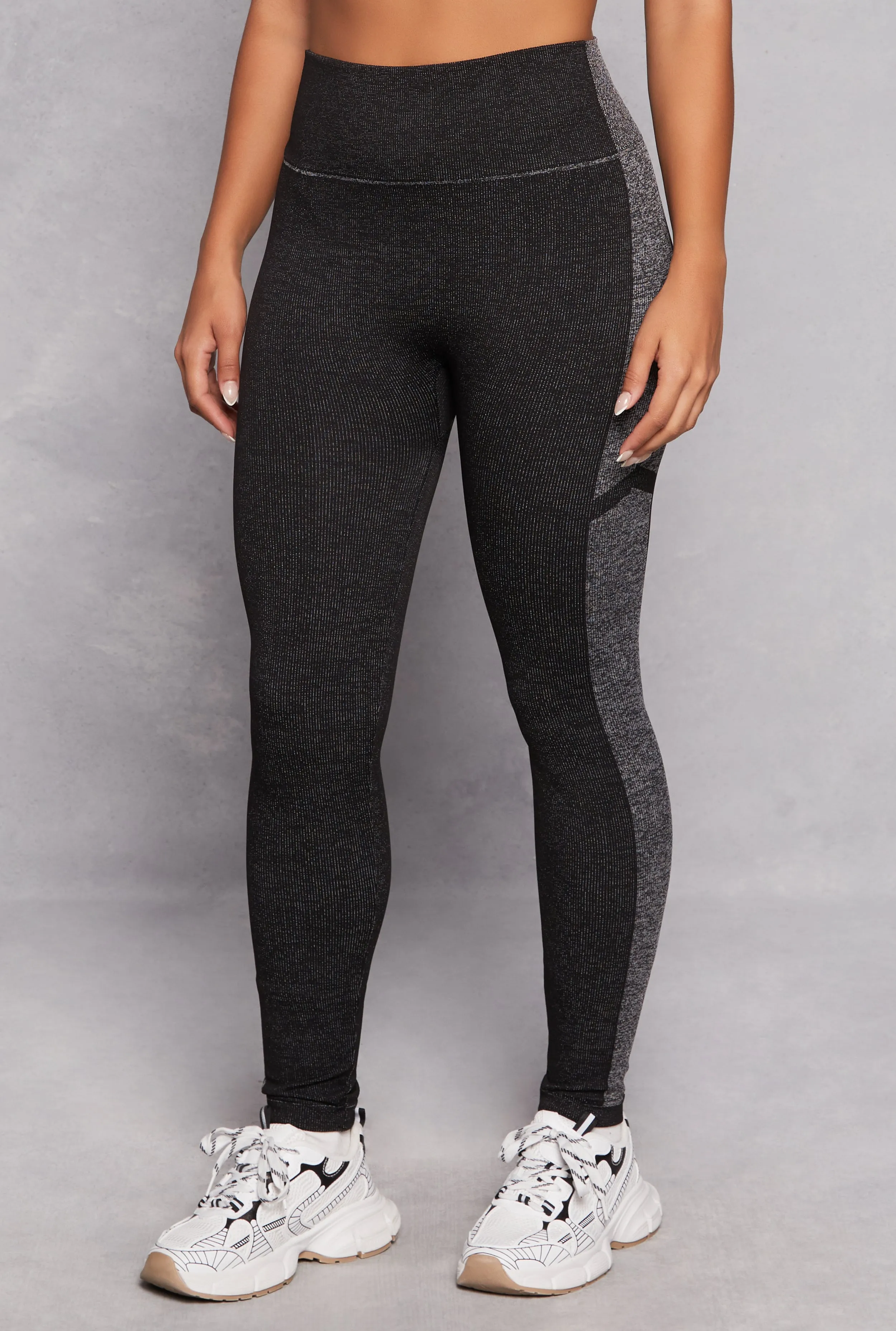 Two Tone High Waisted Leggings