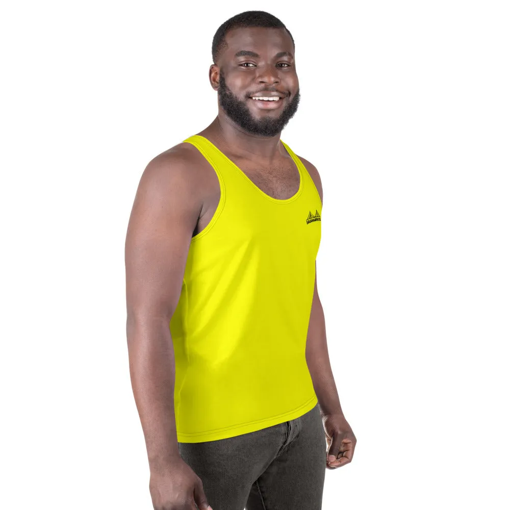 Unisex Yellow Tank Top