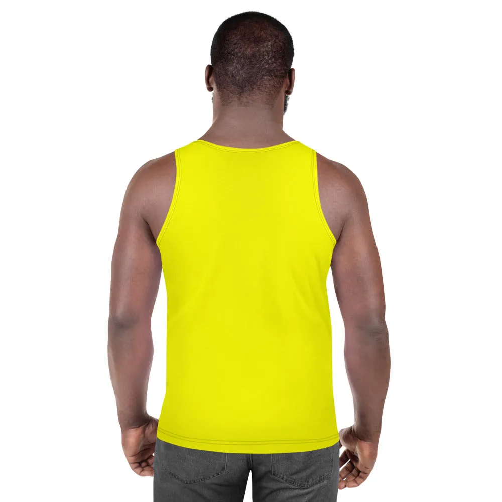 Unisex Yellow Tank Top