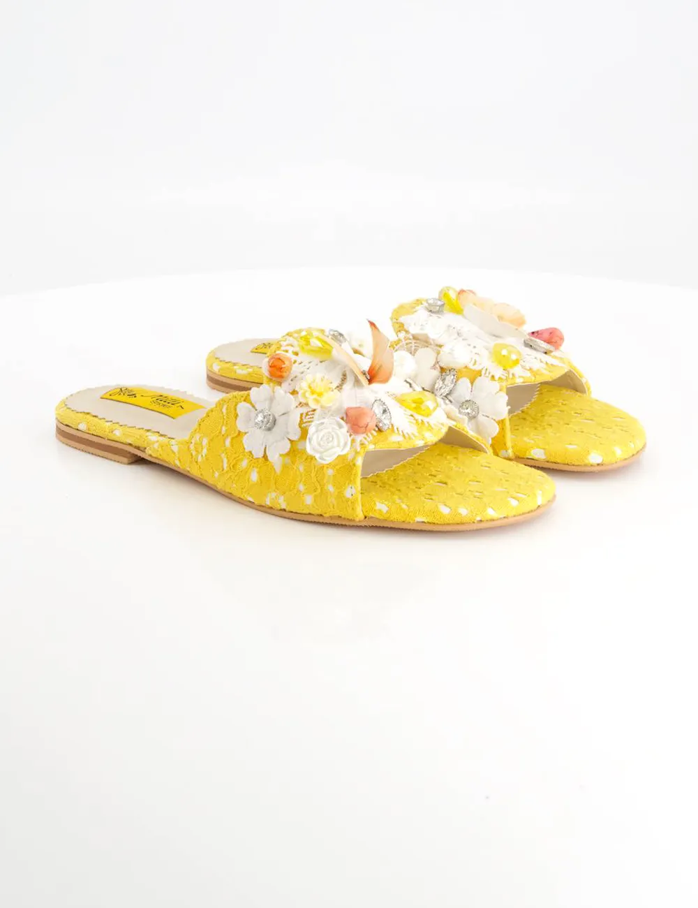 Yellow | Fancy Slippers For Women