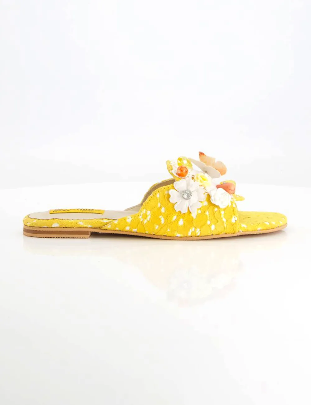 Yellow | Fancy Slippers For Women